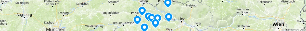 Map view for Pharmacies emergency services nearby Esternberg (Schärding, Oberösterreich)